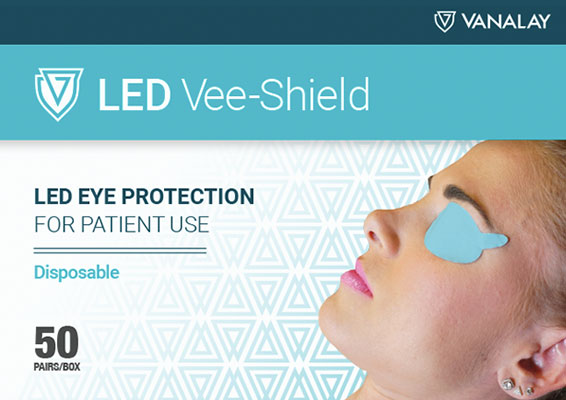 led vee-shield vanalay disposables